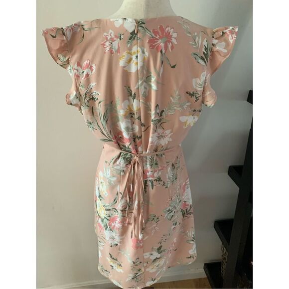 Loft floral dress pink size small - Picture 4 of 5